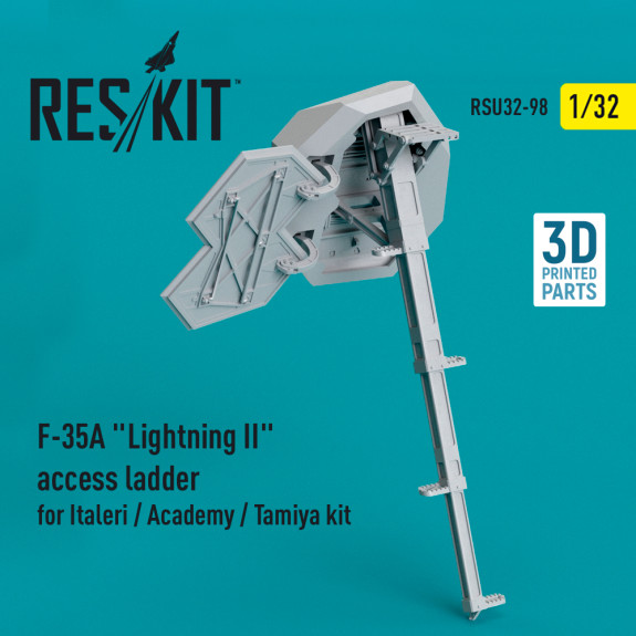 Shop F-35A "Lightning II" access ladder for Italeri / Academy / Tamiya kit (3D Printed) (1/32) Scale Plastic Models Kits. Accessories and Resin Parts. Reskit online Store