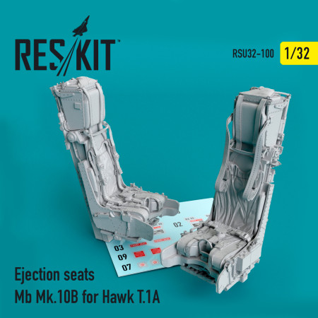 Shop Ejection seats Mb Mk.10B for Hawk T.1A (3D Printed) (1/32) Scale Plastic Models Kits. Accessories and Resin Parts. Reskit online Store