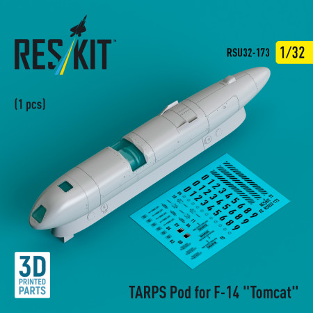 Shop TARPS pod for F-14 "Tomcat" (1 pcs) (3D printed) (1/32) Scale Plastic Models Kits. Accessories and Resin Parts. Reskit online Store