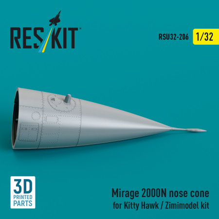 Mirage 2000N nose cone for Kitty Hawk / Zimimodel kit (3D Printed) (1/32) Shop Mirage 2000N nose cone for Kitty Hawk / Zimimodel kit (3D Printed) (1/32) Scale Plastic Models Kits. Accessories and Resin Parts. Reskit online Store
