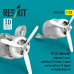 Shop B-24 Liberator engines (4 pcs), cowlings (2 closed, 2 open) and propellers (2 types) for Hobby Boss kit (3D Printed) (1/32) Scale Plastic Models Kits. Accessories and Resin Parts. Reskit online Store