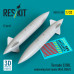 Shop Tornado 2250L underwing fuel tanks (RAF, RSAF) (2 pcs) (3D Printed) (1/32) Scale Plastic Models Kits. Accessories and Resin Parts. Reskit online Store