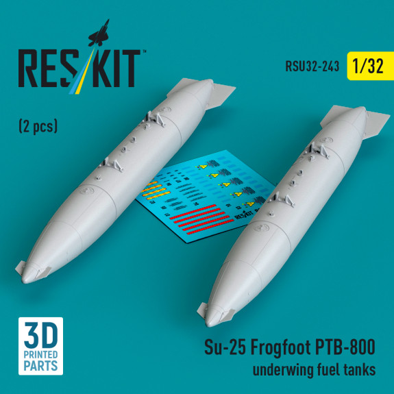 Su-25 Frogfoot PTB-800 underwing fuel tanks (2 pcs) (3D Printed) (1/32) Shop Su-25 Frogfoot PTB-800 underwing fuel tanks (2 pcs) (3D Printed) (1/32) Scale Plastic Models Kits. Accessories and Resin Parts. Reskit online Store