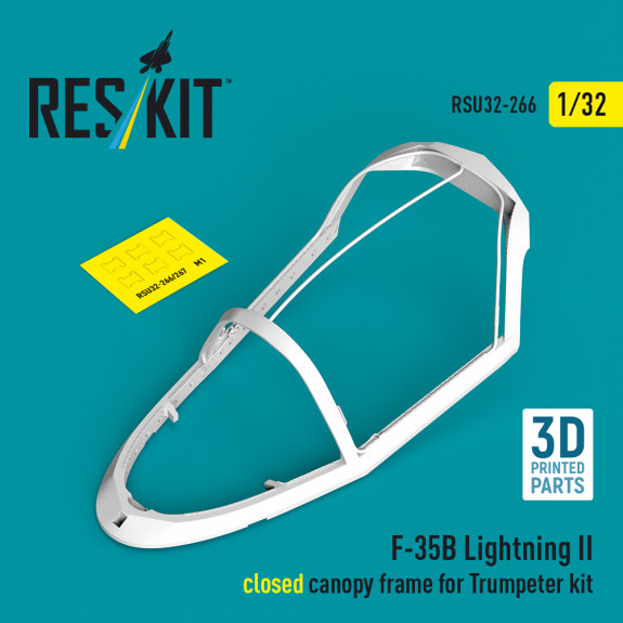 F-35B Lightning II closed canopy frame for Trumpeter kit (3D Printed) (1/32) Shop F-35B Lightning II closed canopy frame for Trumpeter kit (3D Printed) (1/32) Scale Plastic Models Kits. Accessories and Resin Parts. Reskit online Store