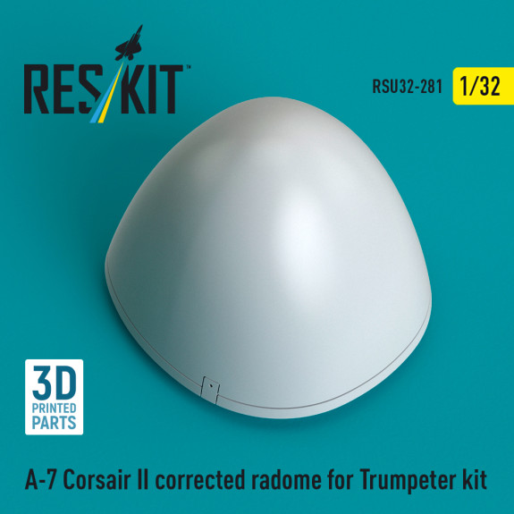 A-7 Corsair II corrected radome for Trumpeter kit (3D Printed) (1/32) Shop A-7 Corsair II corrected radome for Trumpeter kit (3D Printed) (1/32) Scale Plastic Models Kits. Accessories and Resin Parts. Reskit online Store