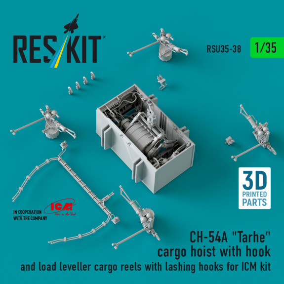 CH-54A "Tarhe" cargo hoist with hook and load leveller cargo reels with lashing hooks for ICM kit (3D Printed) (1/35) Shop CH-54A "Tarhe" cargo hoist with hook and load leveller cargo reels with lashing hooks for ICM kit (3D Printed) (1/35) Scale Plastic Models Kits. Accessories and Resin Parts. Reskit online Store