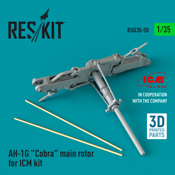 Shop AH-1G "Cobra" main rotor for ICM kit (3D Printed) (1/35) Scale Plastic Models Kits. Accessories and Resin Parts. Reskit online Store