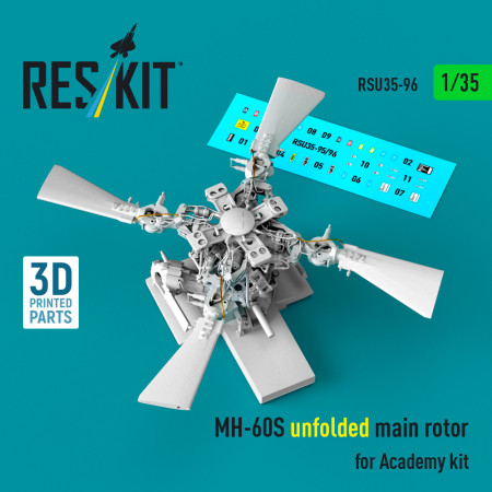 MH-60S unfolded main rotor for Academy kit (3D Printed) (1/35) Shop MH-60S unfolded main rotor for Academy kit (3D Printed) (1/35) Scale Plastic Models Kits. Accessories and Resin Parts. Reskit online Store