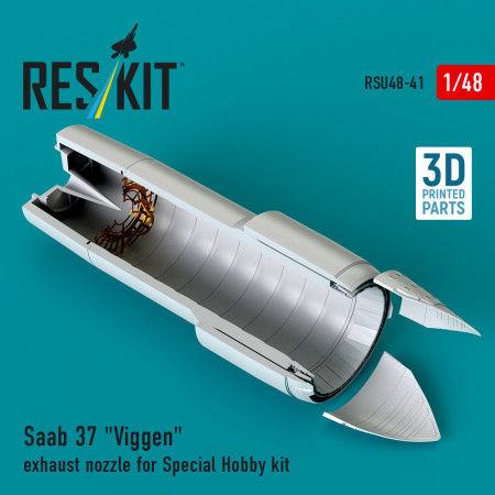 Shop Saab 37 "Viggen" exhaust nozzle for Special Hobby kit (3D Printed) (1/48) Scale Plastic Models Kits. Accessories and Resin Parts. Reskit online Store