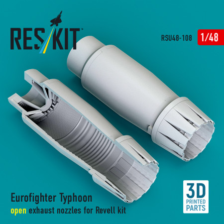 Shop Eurofighter Typhoon open exhaust nozzles for Revell kit (3D Printed) (1/48) Scale Plastic Models Kits. Accessories and Resin Parts. Reskit online Store