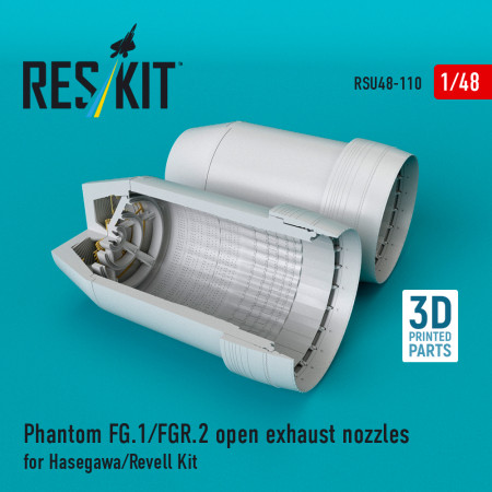 Shop Phantom (FG.1/FGR.2) open exhaust nozzles for Hasegawa/Revell kit (3D Printed) (1/48) Scale Plastic Models Kits. Accessories and Resin Parts. Reskit online Store