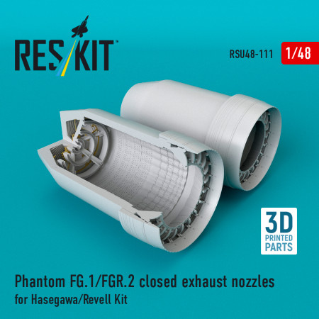 Shop Phantom (FG.1/FGR.2) closed exhaust nozzles for Hasegawa/Revell kit (3D Printed) (1/48) Scale Plastic Models Kits. Accessories and Resin Parts. Reskit online Store