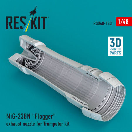 вихлопної насадки МіГ-23БН "Flogger" до комплекту Trumpeter (1/48) Купити вихлопної насадки МіГ-23БН "Flogger" до комплекту Trumpeter (1/48) Збірні пластикові моделі. Аксесуари та смоляні запчастини деталі. Інтернет магазин Reskit