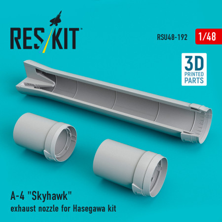 Shop A-4 "Skyhawk" exhaust nozzle for Hasegawa kit  (3D Printed) (1/48) Scale Plastic Models Kits. Accessories and Resin Parts. Reskit online Store