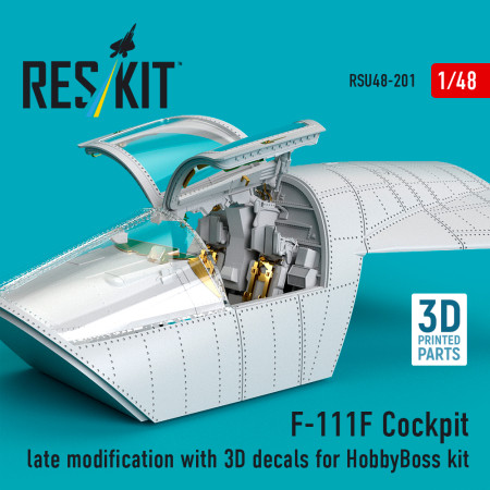 F-111F Cockpit late modification with 3D decals for HobbyBoss kit (3D Printed) (1/48) Shop F-111F Cockpit late modification with 3D decals for HobbyBoss kit (3D Printed) (1/48) Scale Plastic Models Kits. Accessories and Resin Parts. Reskit online Store
