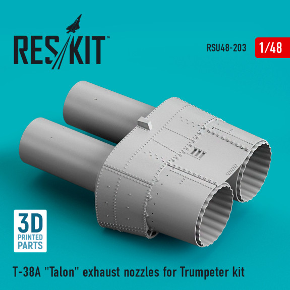 Shop T-38A "Talon" exhaust nozzles for Trumpeter kit (3D Printed) (1/48) Scale Plastic Models Kits. Accessories and Resin Parts. Reskit online Store