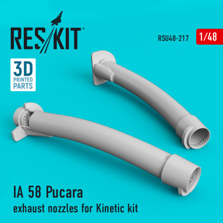 Shop IA 58 Pucara exhaust nozzles for Kinetic kit (1/48) Scale Plastic Models Kits. Accessories and Resin Parts. Reskit online Store