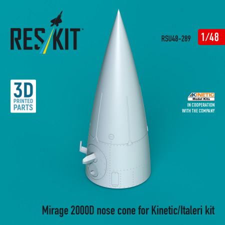 Mirage 2000D nose cone for Kinetic/Italeri kit (3D Printed) (1/48) Shop Mirage 2000D nose cone for Kinetic/Italeri kit (3D Printed) (1/48) Scale Plastic Models Kits. Accessories and Resin Parts. Reskit online Store