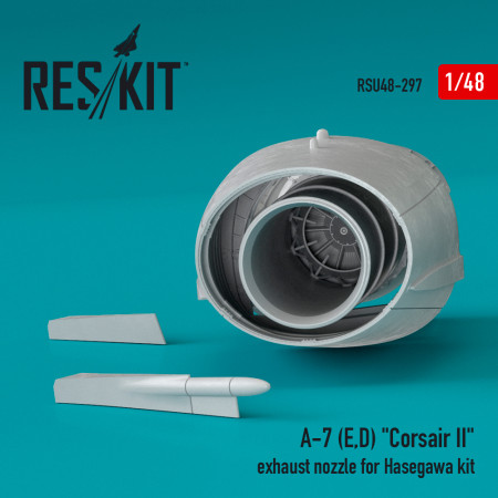 Shop A-7 (E,D) "Corsair II" exhaust nozzle for Hasegawa kit (1/48) Scale Plastic Models Kits. Accessories and Resin Parts. Reskit online Store