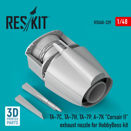 Shop TA-7C, TA-7H, TA-7P, A-7K "Corsair II" exhaust nozzle for HobbyBoss kit (3D Printed) (1/48) Scale Plastic Models Kits. Accessories and Resin Parts. Reskit online Store