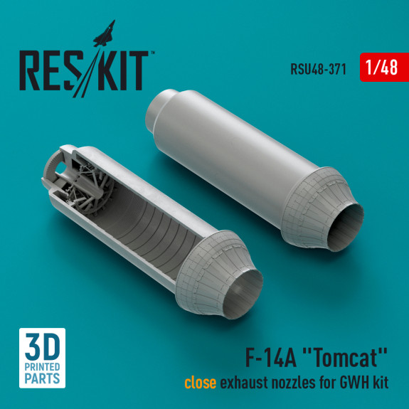 Shop F-14A "Tomcat" close exhaust nozzles for GWH kit (3D Printed) (1/48) Scale Plastic Models Kits. Accessories and Resin Parts. Reskit online Store