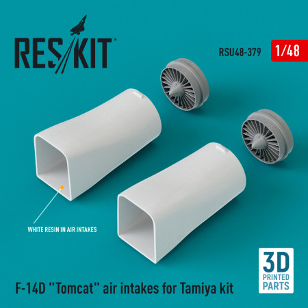 F-14D "Tomcat" air intakes for Tamiya kit (3D Printed) (1/48) Shop F-14D "Tomcat" air intakes for Tamiya kit (3D Printed) (1/48) Scale Plastic Models Kits. Accessories and Resin Parts. Reskit online Store