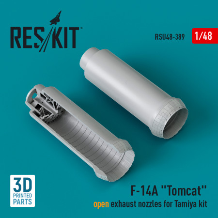 Shop F-14A "Tomcat" open exhaust nozzles for Tamiya kit (3D Printed) (1/48) Scale Plastic Models Kits. Accessories and Resin Parts. Reskit online Store
