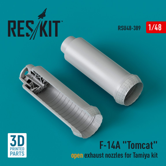 Shop F-14A "Tomcat" open exhaust nozzles for Tamiya kit (3D Printed) (1/48) Scale Plastic Models Kits. Accessories and Resin Parts. Reskit online Store