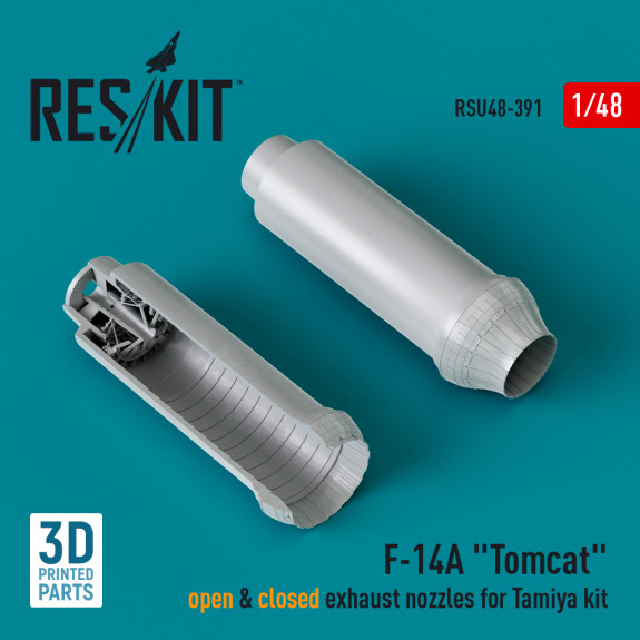 Shop F-14A "Tomcat" open & closed exhaust nozzles for Tamiya kit (3D Printed) (1/48) Scale Plastic Models Kits. Accessories and Resin Parts. Reskit online Store