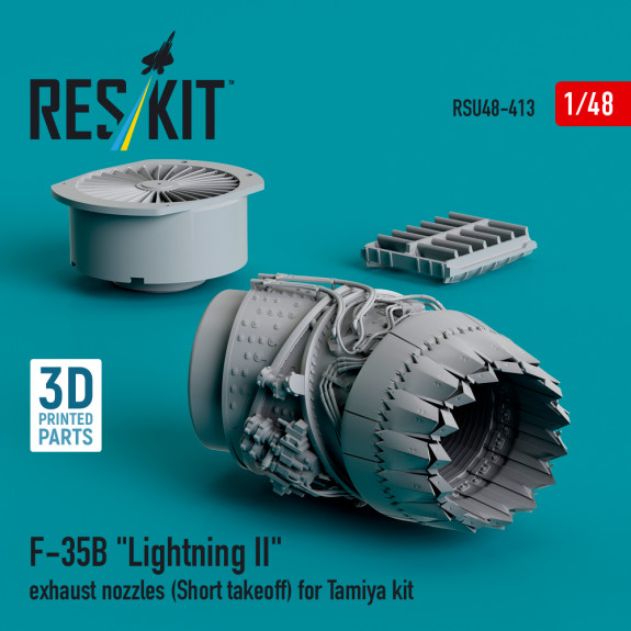 Shop ​F-35B "Lightning II" exhaust nozzle (Short takeoff) for Tamiya kit (3D printed) (1/48) Scale Plastic Models Kits. Accessories and Resin Parts. Reskit online Store