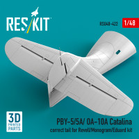 PBY-5/5A/OA-10A Catalina correct tail for Revell/Monogram/Eduard kit (3D Printed) (1/48) Shop PBY-5/5A/OA-10A Catalina correct tail for Revell/Monogram/Eduard kit (3D Printed) (1/48) Scale Plastic Models Kits. Accessories and Resin Parts. Reskit online Store
