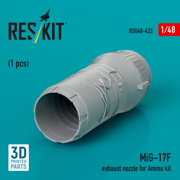 Shop MiG-17F exhaust nozzle for Ammo kit (3D Printed) (1/48) Scale Plastic Models Kits. Accessories and Resin Parts. Reskit online Store