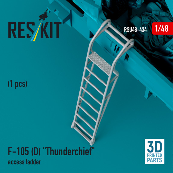 Shop F-105D "Thunderchief" access ladder (1 pcs) (3D Printed) (1/48) Scale Plastic Models Kits. Accessories and Resin Parts. Reskit online Store