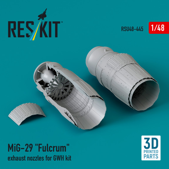 Shop MiG-29 "Fulcrum" exhaust nozzles for GWH kit (3D printed) (1/48) Scale Plastic Models Kits. Accessories and Resin Parts. Reskit online Store