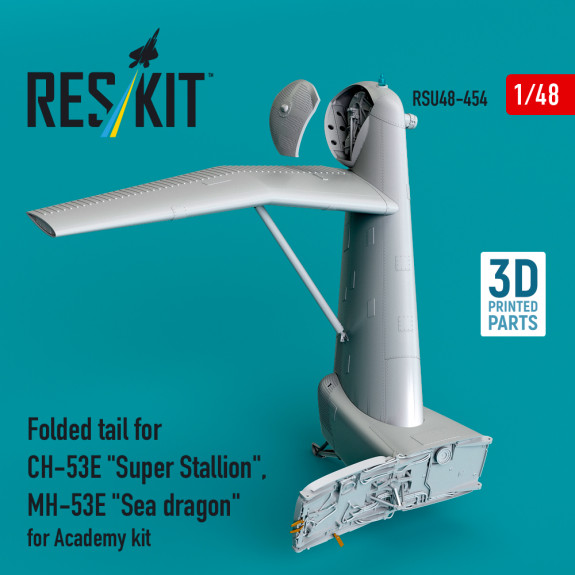 Shop Folded tail for CH-53E "Super Stallion", MH-53E "Sea dragon" for Academy kit (3D printed) (1/48) Scale Plastic Models Kits. Accessories and Resin Parts. Reskit online Store