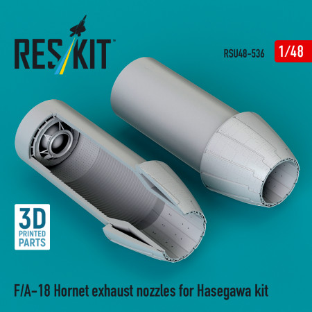Shop F/A-18 Hornet exhaust nozzles for Hasegawa kit (3D Printed) (1/48) Scale Plastic Models Kits. Accessories and Resin Parts. Reskit online Store