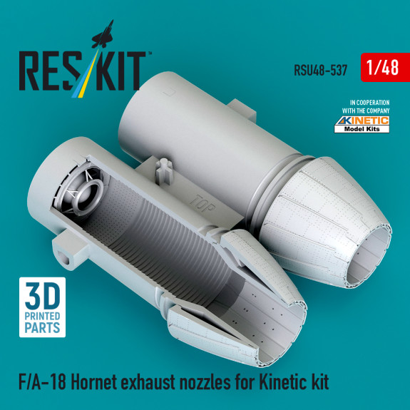 Shop F/A-18 Hornet exhaust nozzles for Kinetic kit (3D Printed) (1/48) Scale Plastic Models Kits. Accessories and Resin Parts. Reskit online Store