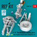 Shop A-10 "Thunderbolt II" landing gears (Early & Late) with weighted wheels set for HobbyBoss kit (Metal+3D Printed) (1/48) Scale Plastic Models Kits. Accessories and Resin Parts. Reskit online Store