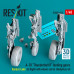 Shop A-10 "Thunderbolt II" landing gears (Early & Late) (in flight) with wheels set for HobbyBoss kit (3D Printed) (1/48) Scale Plastic Models Kits. Accessories and Resin Parts. Reskit online Store