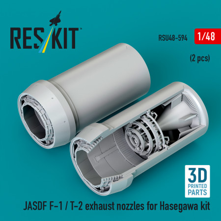 Shop JASDF F-1 / T-2 exhaust nozzles for Hasegawa kit (3D Printed) (1/48) Scale Plastic Models Kits. Accessories and Resin Parts. Reskit online Store