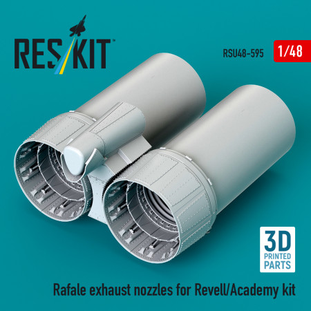 Shop Rafale exhaust nozzles for Revell/Academy kit (3D Printed) (1/48) Scale Plastic Models Kits. Accessories and Resin Parts. Reskit online Store