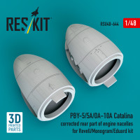 PBY-5/5A/OA-10A Catalina corrected rear part of engine nacelles for Revell/Monogram/Eduard kit (3D Printed) (1/48) Shop PBY-5/5A/OA-10A Catalina corrected rear part of engine nacelles for Revell/Monogram/Eduard kit (3D Printed) (1/48) Scale Plastic Models Kits. Accessories and Resin Parts. Reskit online Store