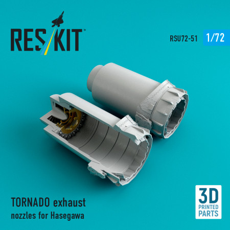 Shop TORNADO exhaust nozzles for Hasegawa kit (3D Printed) (1/72) Scale Plastic Models Kits. Accessories and Resin Parts. Reskit online Store