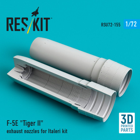Shop F-5E "Tiger II" exhaust nozzles for Italeri kit (3D Printed) (1/72) Scale Plastic Models Kits. Accessories and Resin Parts. Reskit online Store