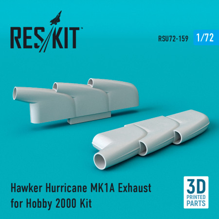 Shop Hawker Hurricane MK1A exhaust for Hasegawa/Hobby 2000 kit (1/72) Scale Plastic Models Kits. Accessories and Resin Parts. Reskit online Store