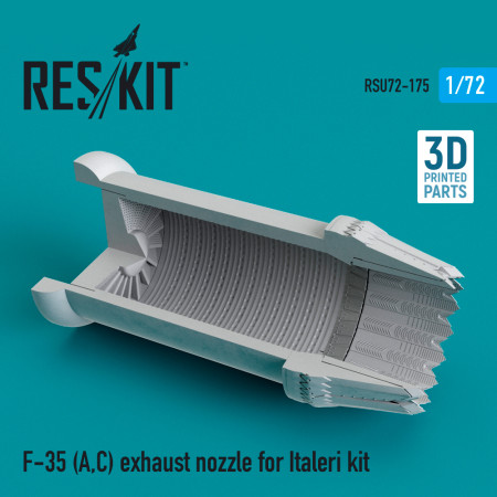 Shop F-35 (A,C) "Lightning II" exhaust nozzle for Italeri kit (1/72) Scale Plastic Models Kits. Accessories and Resin Parts. Reskit online Store