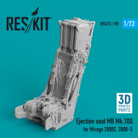 Ejection seat MB Mk.10Q for Mirage 2000C, 2000-5 (3D Printed) (1/72) Shop Ejection seat MB Mk.10Q for Mirage 2000C, 2000-5 (3D Printed) (1/72) Scale Plastic Models Kits. Accessories and Resin Parts. Reskit online Store