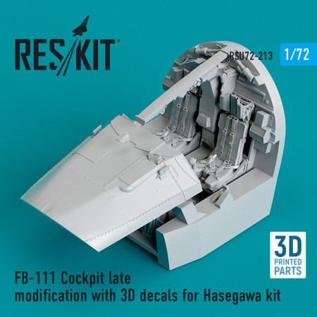 Shop FB-111 Cockpit late modification with 3D decals for Hasegawa kit (3D Printed) (1/72) Scale Plastic Models Kits. Accessories and Resin Parts. Reskit online Store