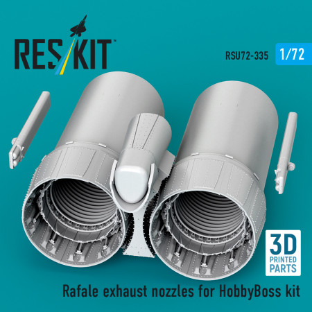 Shop Rafale exhaust nozzles for HobbyBoss kit (3D Printed) (1/72) Scale Plastic Models Kits. Accessories and Resin Parts. Reskit online Store