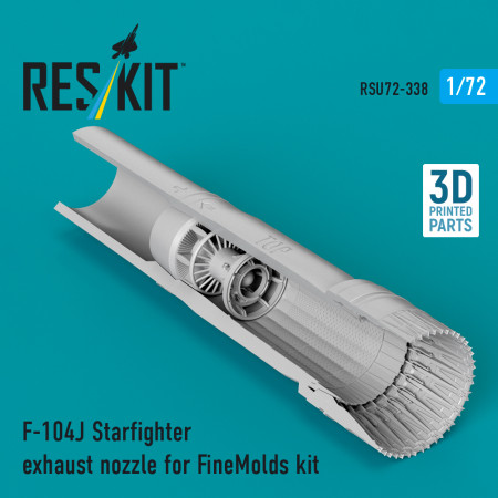 Купити F-104J Starfighter сопла для набору FineMolds (3Д-друк) (1/72) Збірні пластикові моделі. Аксесуари та смоляні запчастини деталі. Інтернет магазин Reskit